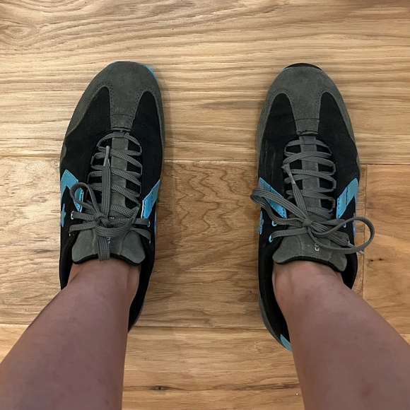 aqua + grey Converse track sneakers - Picture 4 of 4